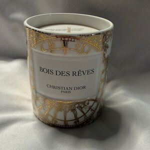 Dior Bois des Rêves Candle 8.8 oz- Elegant White and Gold